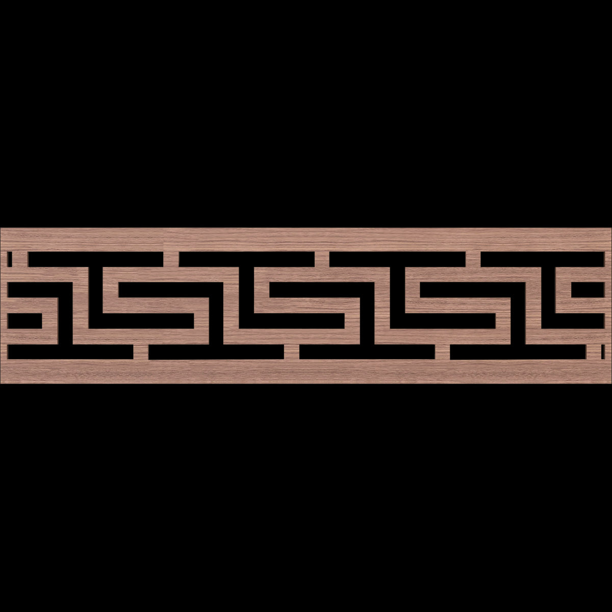 Tulum Fretwork Moulding - Handcrafted Wooden Wall Decor for Home & Office | Perfect for Bohemian, Coastal, and Modern Interior Design Styles