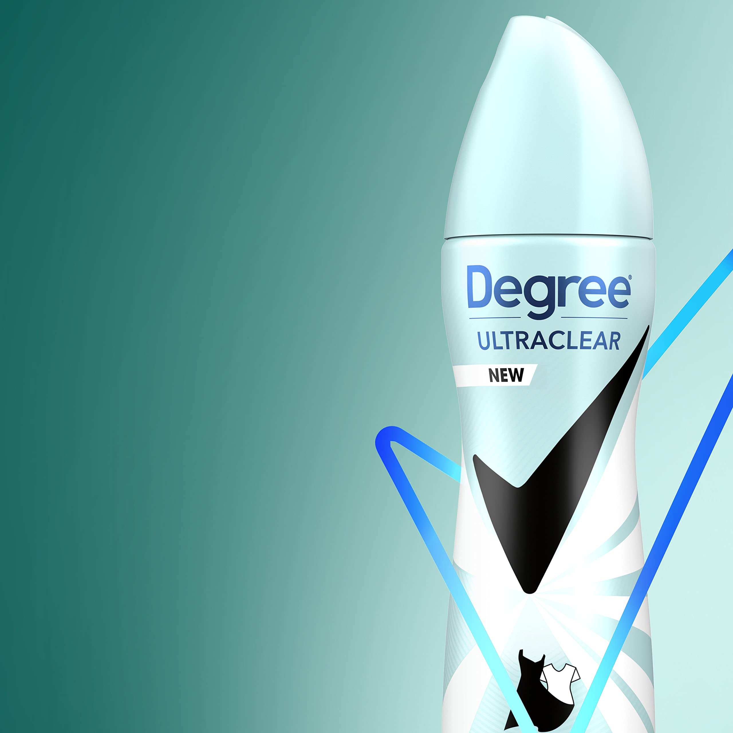 Degree Ultraclear Women's Antiperspirant Deodorant Dry Spray - 48-Hour Odor & Wetness Protection, Invisible Finish - Perfect for Gym, Work & Everyday Freshness