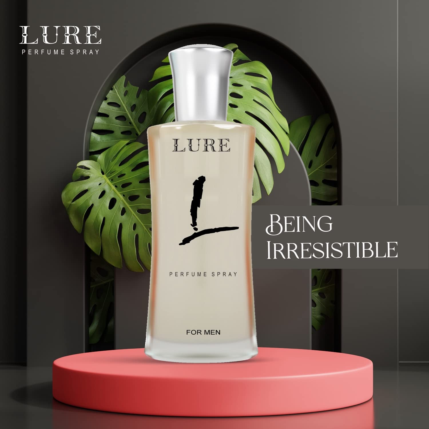Premium Men's LURE Perfume Spray - Long Lasting Fresh Scent Luxury Cologne (50ml) | Daily Wear Fragrance for Work, Dating & Special Occasions | Elegant & Distinctive Body Spray