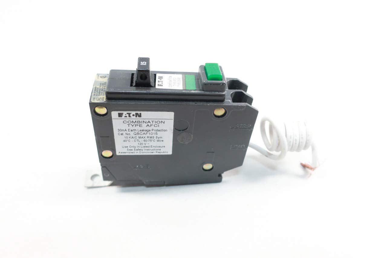 Cutler Hammer QBCAF1015 15 Amp Single Pole Circuit Breaker 120V AC - Ideal for Residential & Commercial Electrical Panels, Home Renovations, and DIY Projects