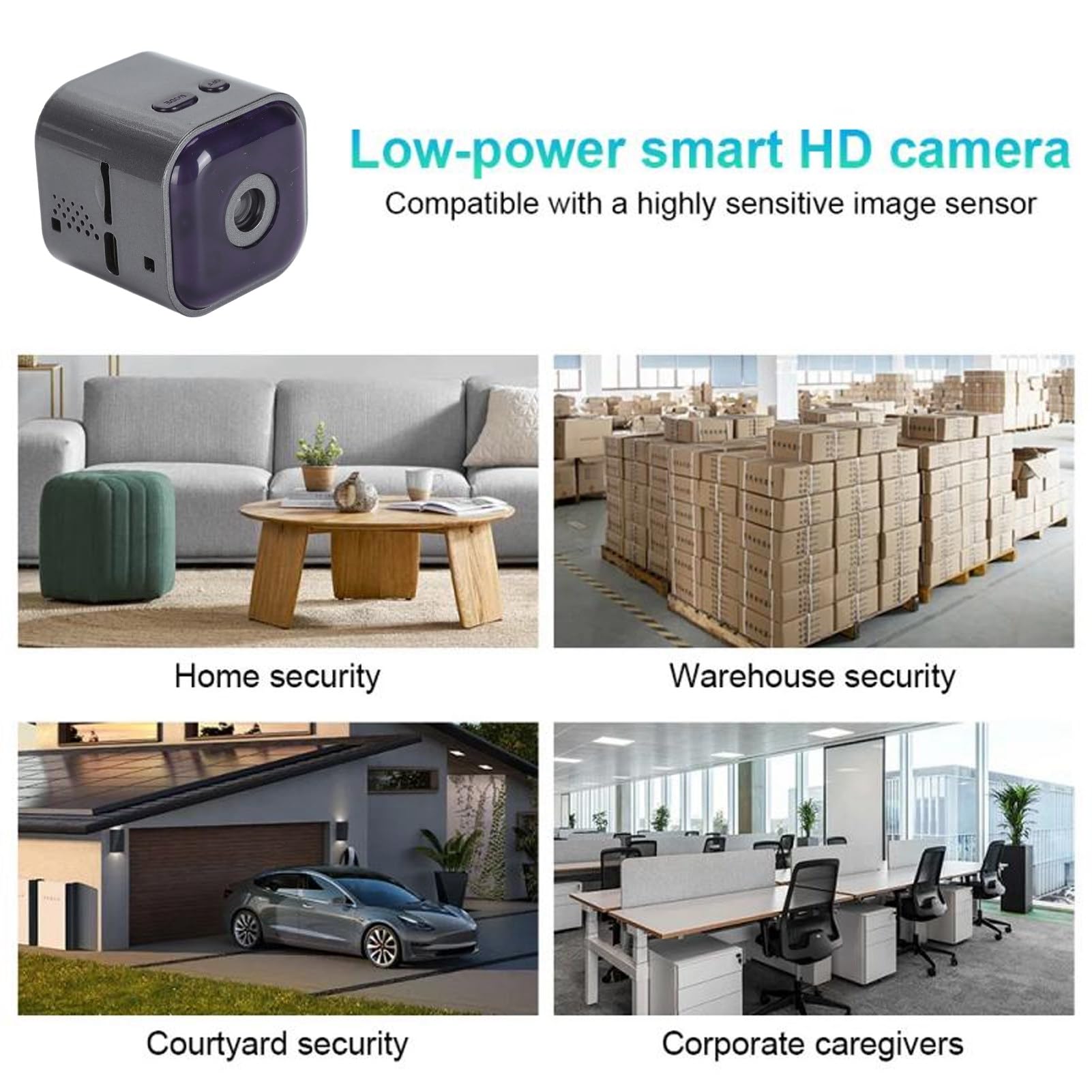 Wireless Indoor Security Camera - 1080P HD WiFi Camera with 1/4