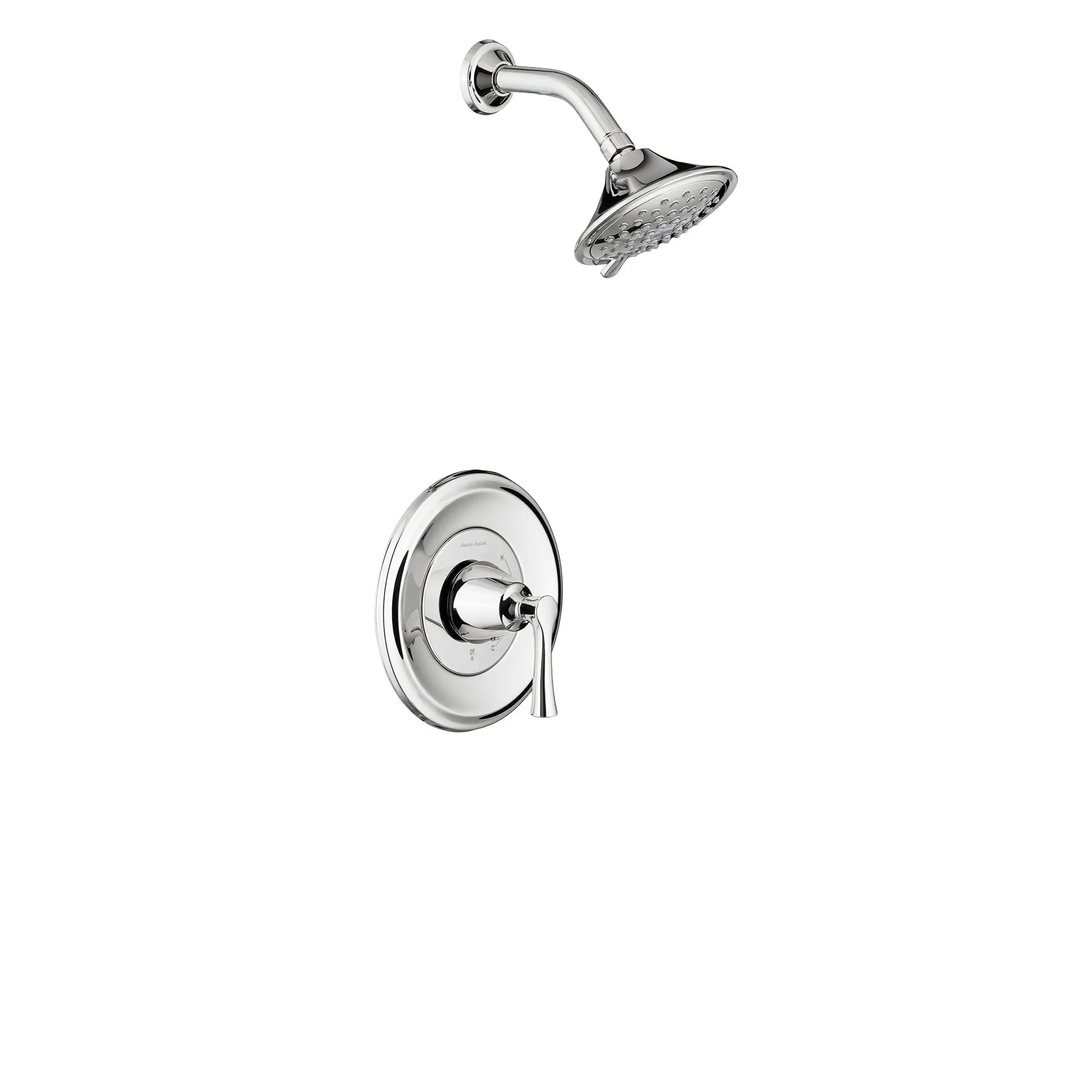 1.8 GPM/6.8 LPM Water Saving Shower Trim Kit with 3-Function Showerhead & Double Ceramic Pressure Balance Cartridge - Perfect for Bathroom Renovation & Water Conservation