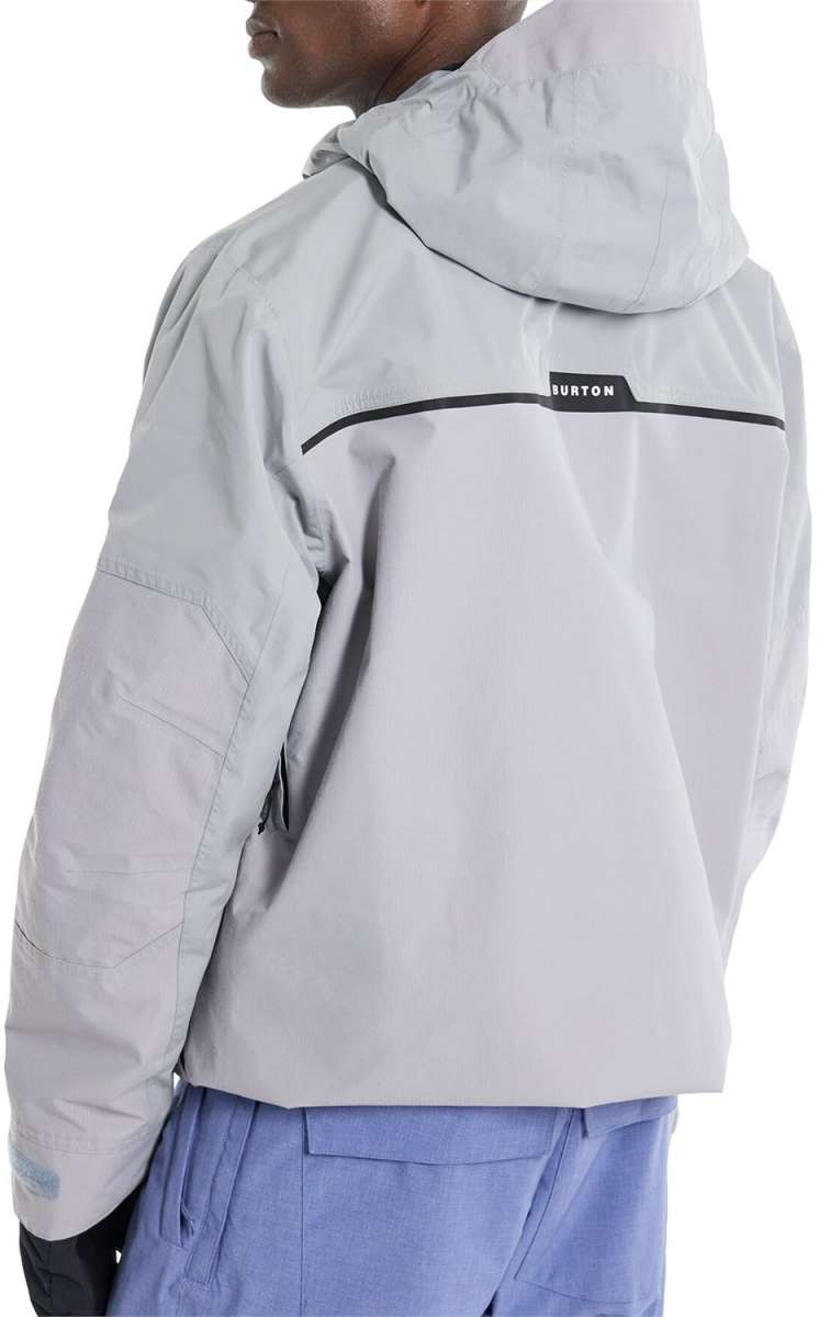 Burton Frostner 2L Waterproof Jacket for Men & Women 2024 - Lightweight Winter Snowboarding Coat for Skiing, Hiking & Outdoor Adventures