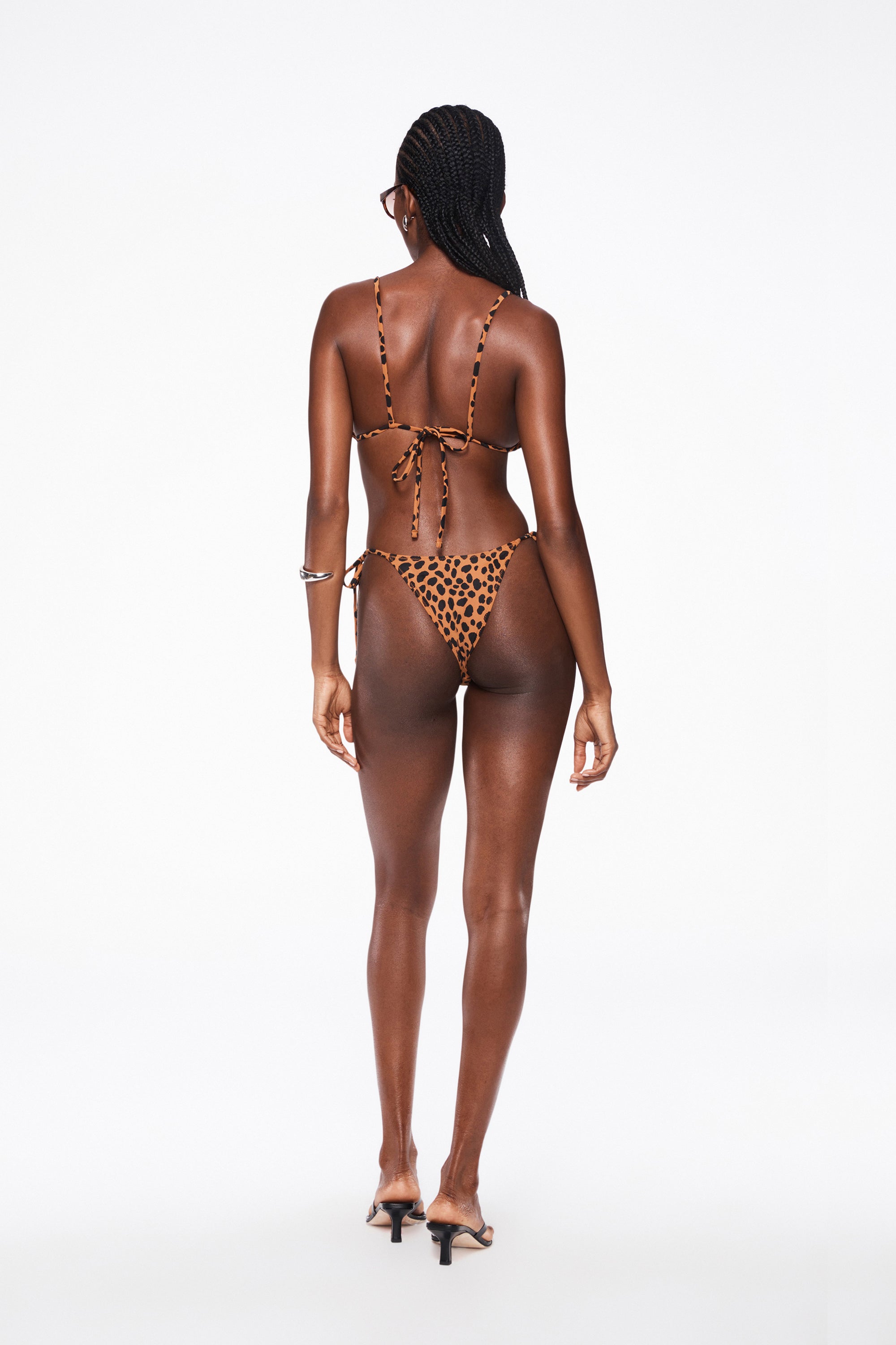 Spotted Amber Praia Bottom - Stylish Swimwear for Women | Perfect for Beach Vacations, Pool Parties & Summer Getaways