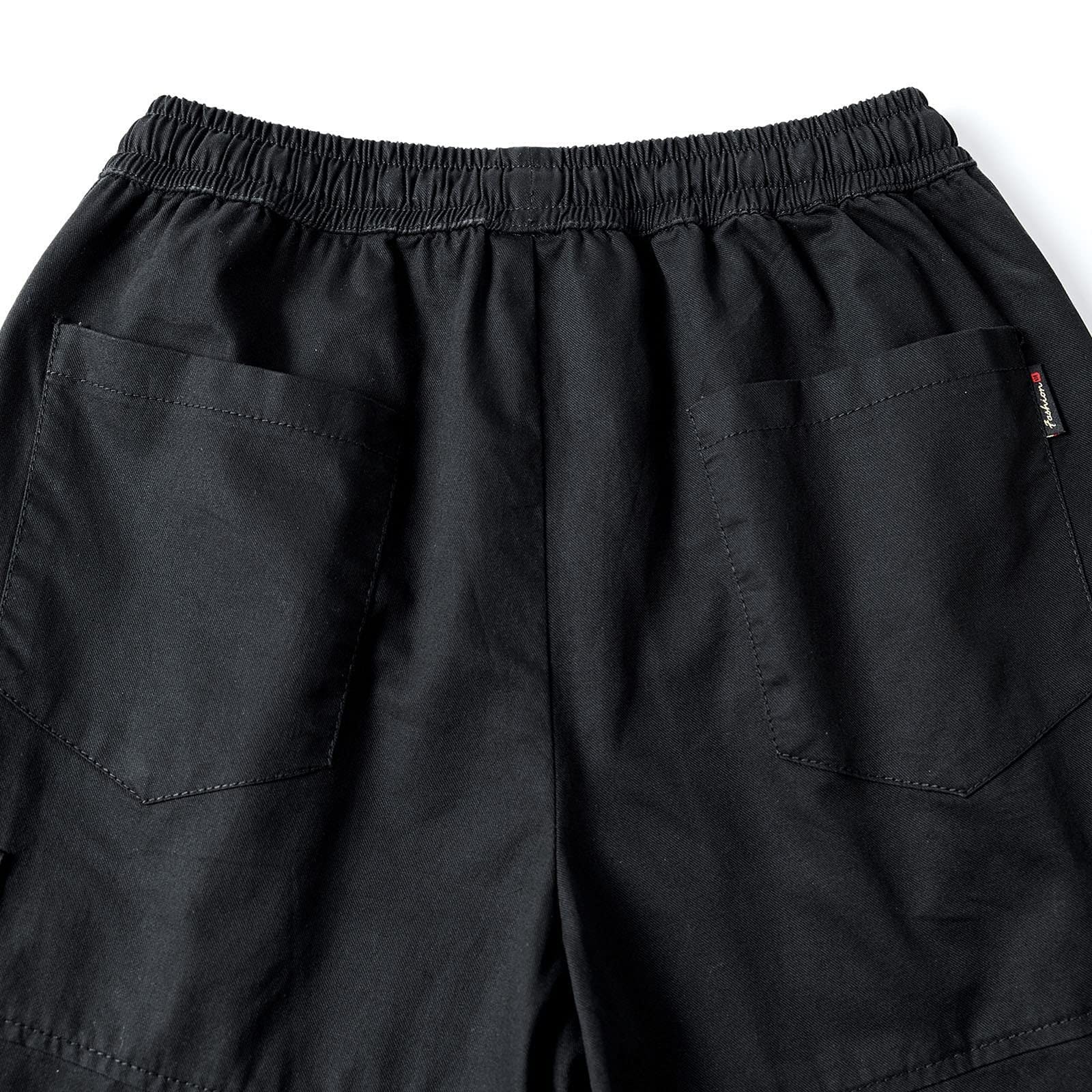 **SHOPESSA Men's Cargo Shorts - Relaxed Fit Stretch Jean Pants with Drawstring | Hiking, Travel & Casual Beach Wear for Summer Outdoor Activities**