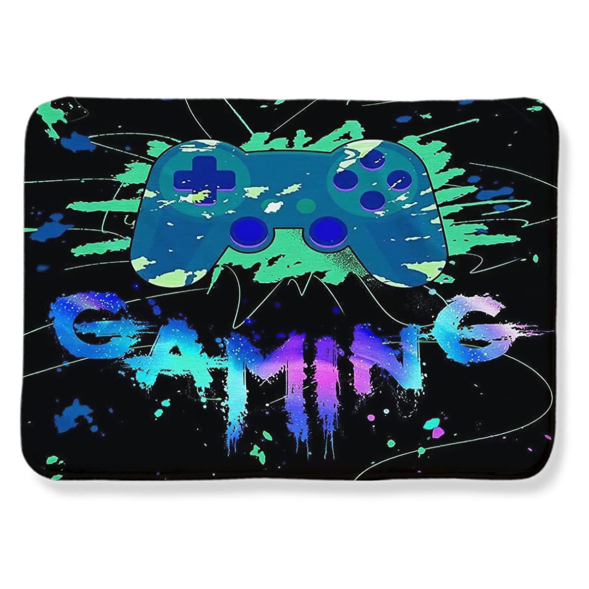 Anime Gamer Rug for Bedroom & Living Room - Non-Slip Printed Game Controller Carpet (59x79in) - Perfect for Boys, Teens & Gamers - Crystal Clear Polyester Floor Mat for Gaming Room Decor & Home Accessories