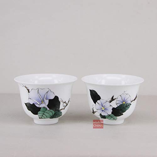 Hand Painted Jingdezhen Porcelain Tea Set - 1 Teapot & 4 Cups - Premium Chinese Overglaze Ceramic for Afternoon Tea & Gift Giving