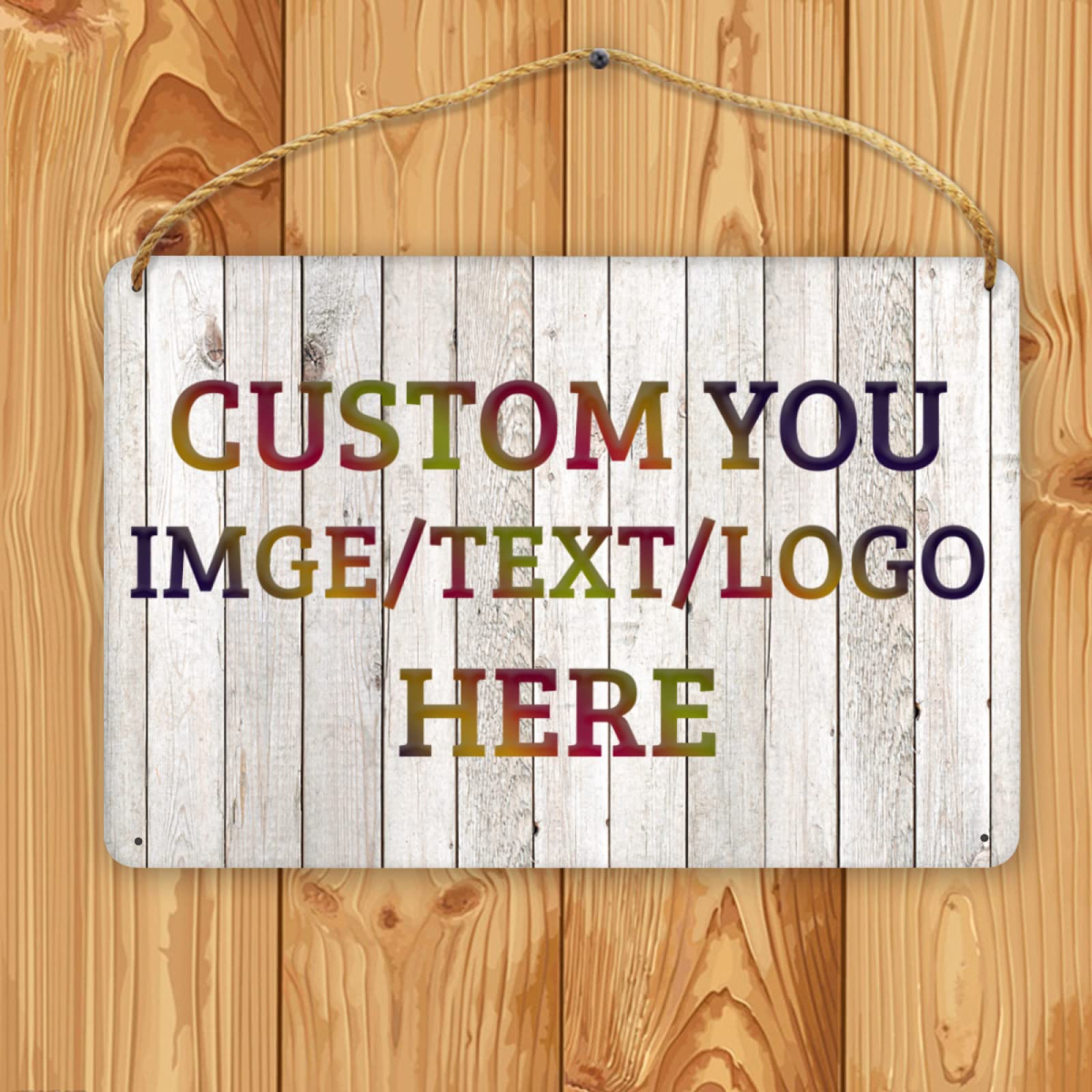 Personalized Welcome Sign - Custom Door Wall Decor for Home, Office & Gifts - 9x6 Inch Rustic Wooden Plaque - Perfect for Entryway, Housewarming & Wedding Decor