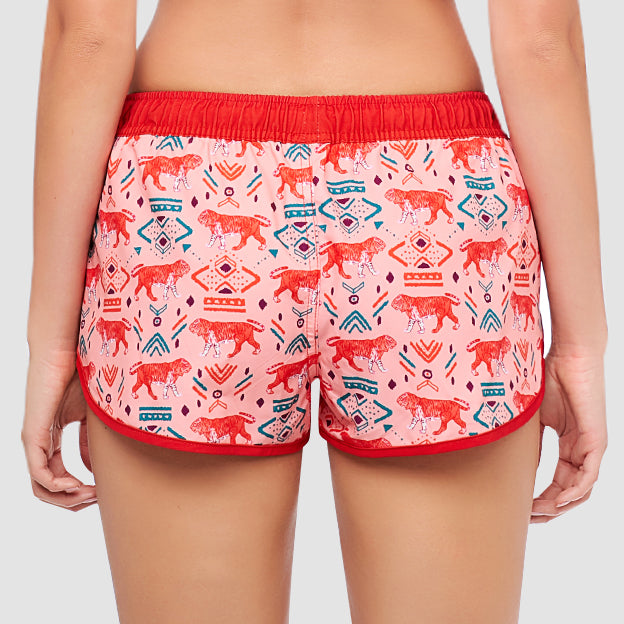 Salty Beach 2 Women's Swim Shorts - Quick Dry Board Shorts for Surfing, Swimming & Beach Activities