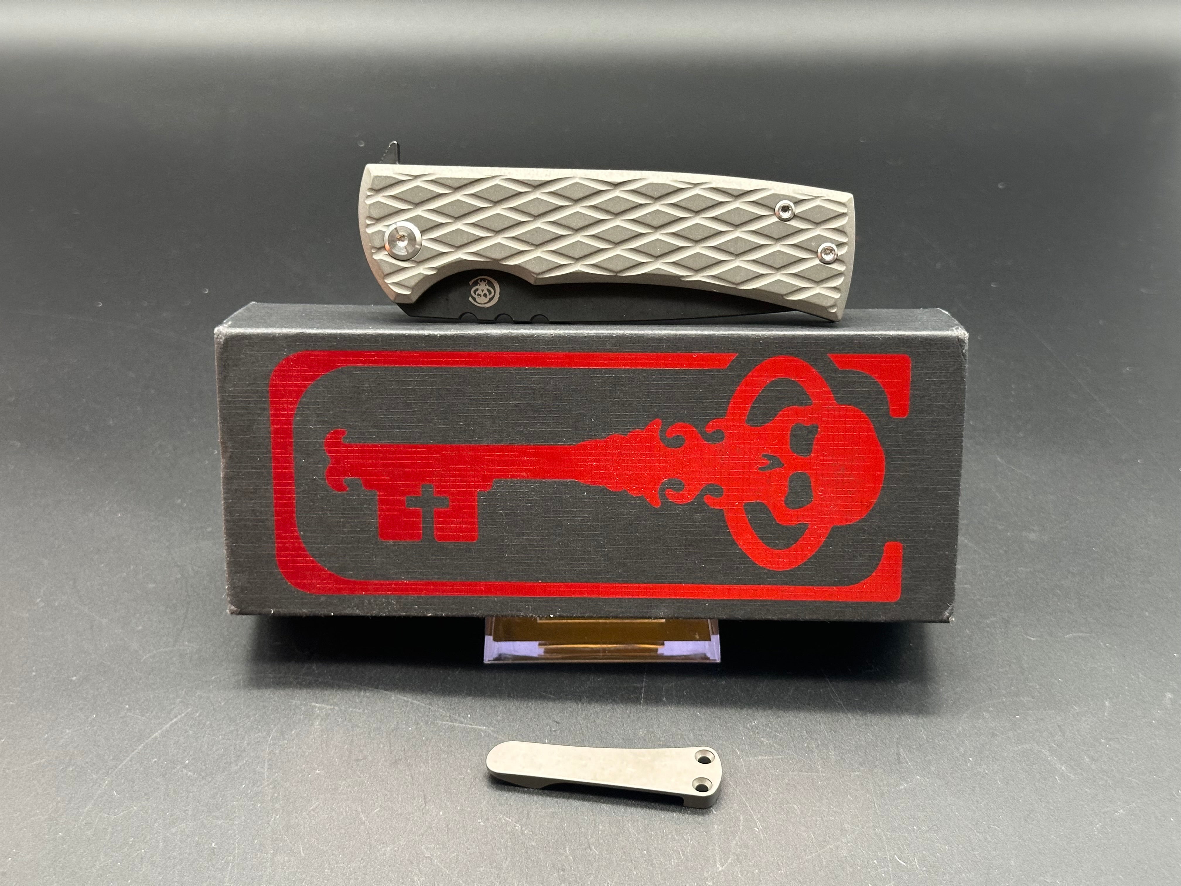 Chaves Redencion 229 Kickstop Tanto Knife - Diamond Frag Pattern, Fanatic Edge - Tactical EDC, Outdoor Survival, and Everyday Carry
