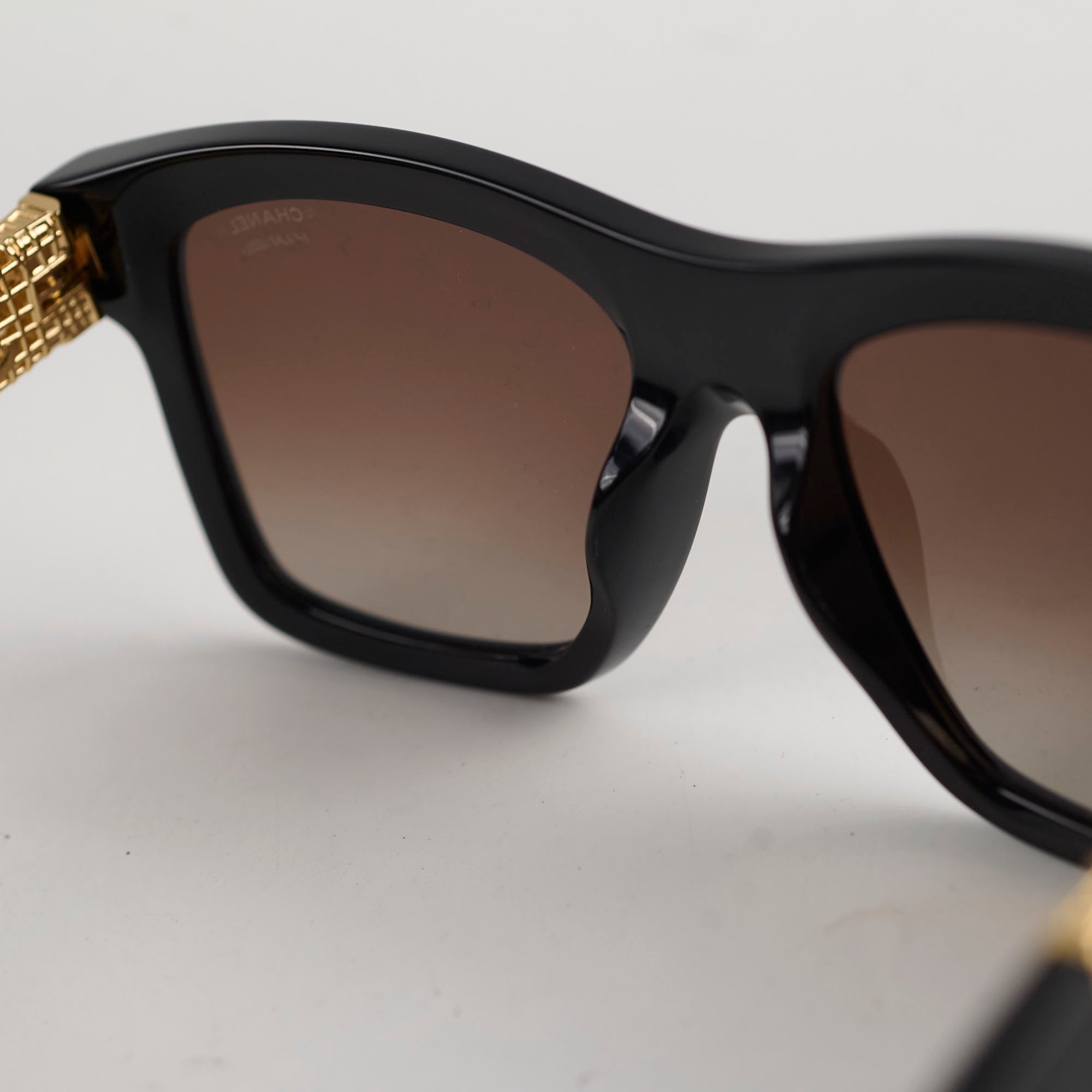 Chanel Black Sunglasses for Women - Luxury Designer Shades for Fashion & Sun Protection - Perfect for Beach, Driving & Outdoor Activities