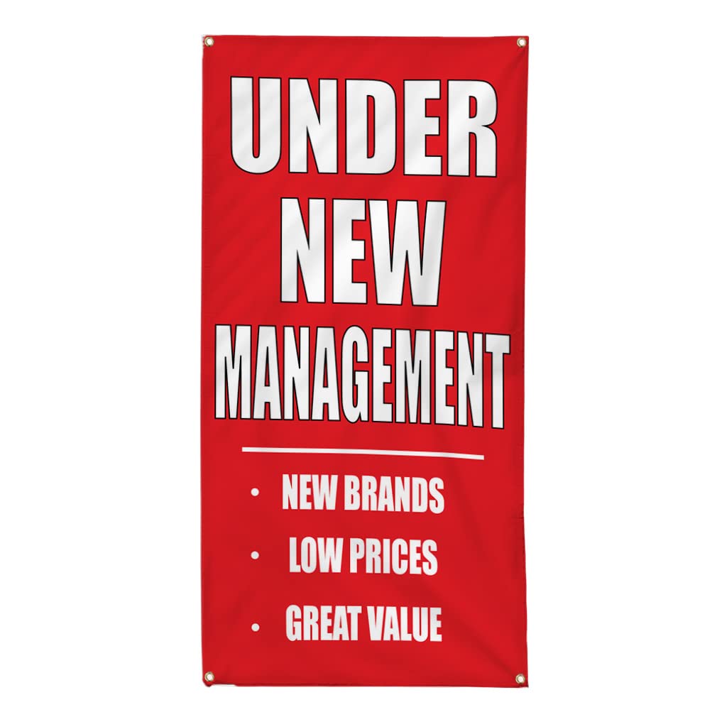 Custom Vertical Vinyl Banner - Weatherproof Outdoor Business Sign (96x48 Inches) with 8 Grommets - Ideal for Storefronts, Events & Industrial Yard Advertising