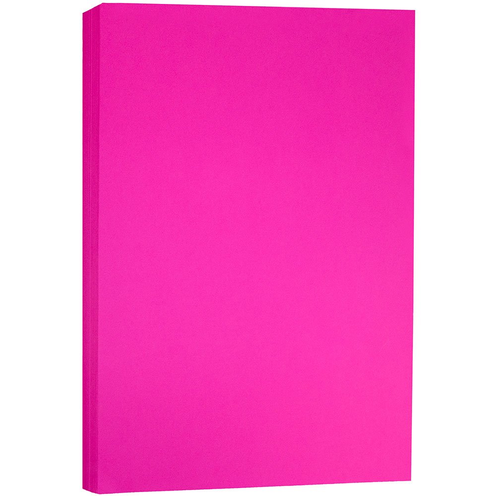 JAM PAPER 65lb Cardstock Paper 11x17 Inches - 176 GSM Tabloid Coverstock - Fuchsia Pink - 50 Sheets per Pack for Scrapbooking, Invitations, Business Reports & Craft Projects