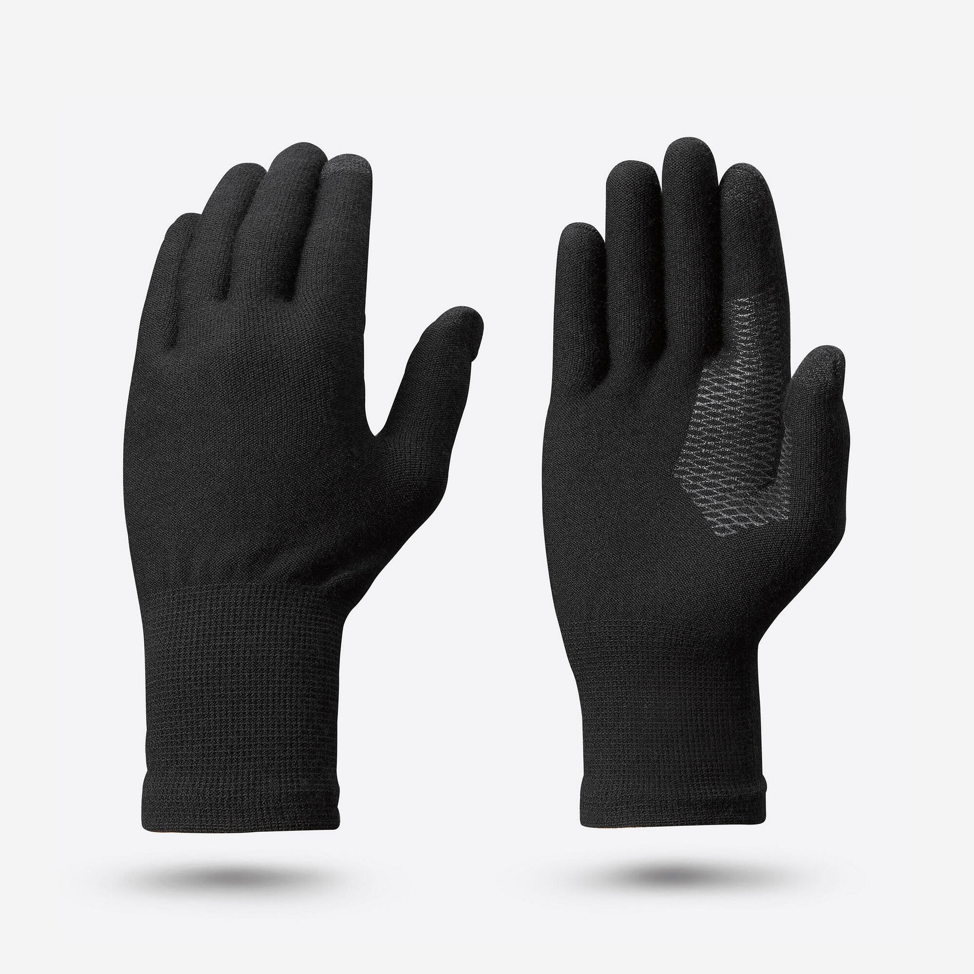Forclaz MT500 Seamless Liner Gloves for Adults - Lightweight Thermal Gloves for Hiking, Cycling & Outdoor Activities - Cold Weather Hand Protection Gear