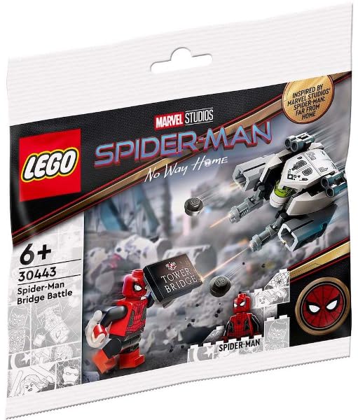 LEGO Marvel Venom Mech vs. Miles Morales 76276 & War Machine Mech 76277 with Spider-Man's Bridge 30443 - Superhero Building Toy Set for Kids Ages 7+ | Action-Packed Play for Marvel Fans, Birthday Gifts & Creative Construction Fun