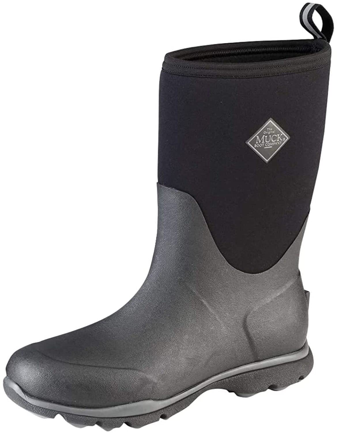 Muck Boot Arctic Excursion Mid-Height Rubber Men's Winter Boot - Waterproof Insulated Snow Boots for Hiking, Hunting & Outdoor Work in Cold Weather