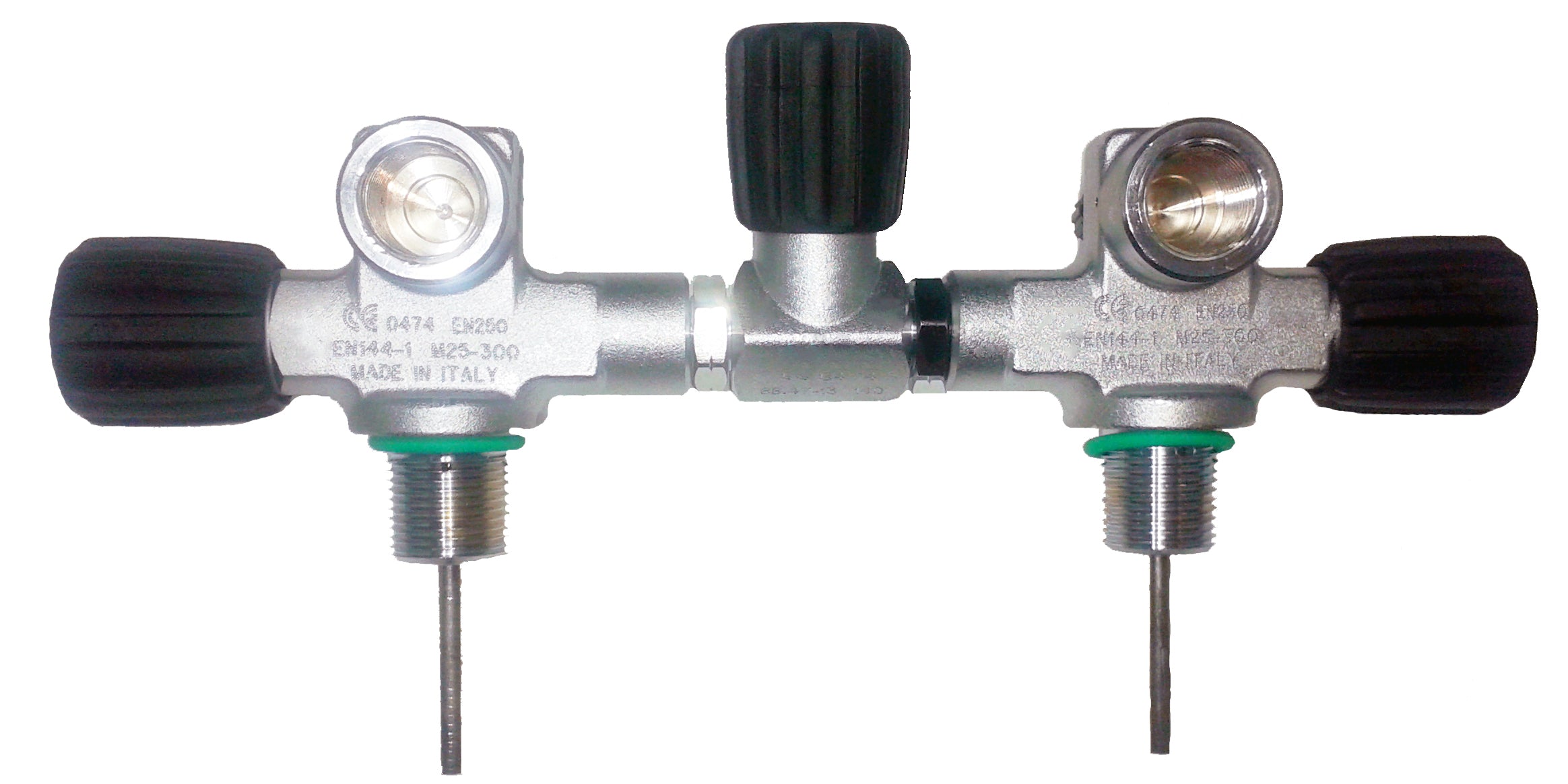 Beaver 300 Bar Twin 5.5 Manifold M25X2 EN1441 - High Pressure Gas Manifold for Industrial and Laboratory Use