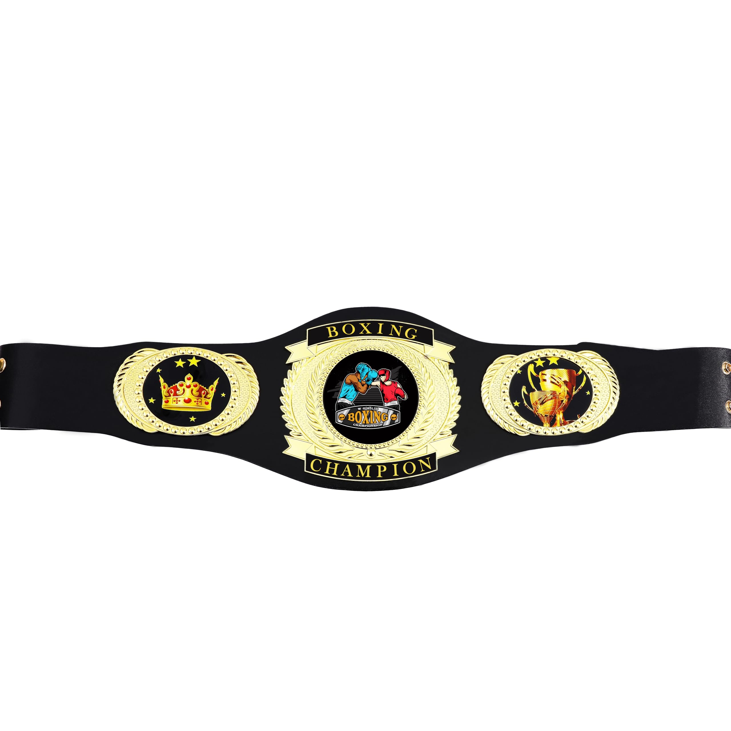 Custom Boxing Championship Belt for Adults - Real Leather Wrestling Belt Trophy Award - Perfect for Sports Awards, Gifts & Championship Events