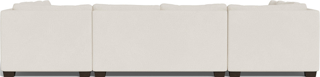 Track 141 Corner Sleeper Sofa U Sectional - Modern L-Shaped Convertible Couch Bed with Storage | Perfect for Small Spaces, Guest Rooms & Apartments