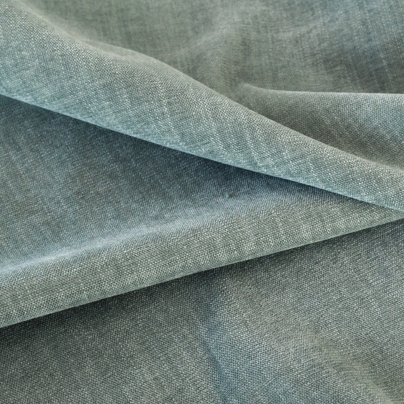 Orson Velvet Fabric - Soft Luxurious Celadon Green Upholstery Material for Sofa, Curtains & Home Decor | Premium Textile for DIY Projects & Interior Design
