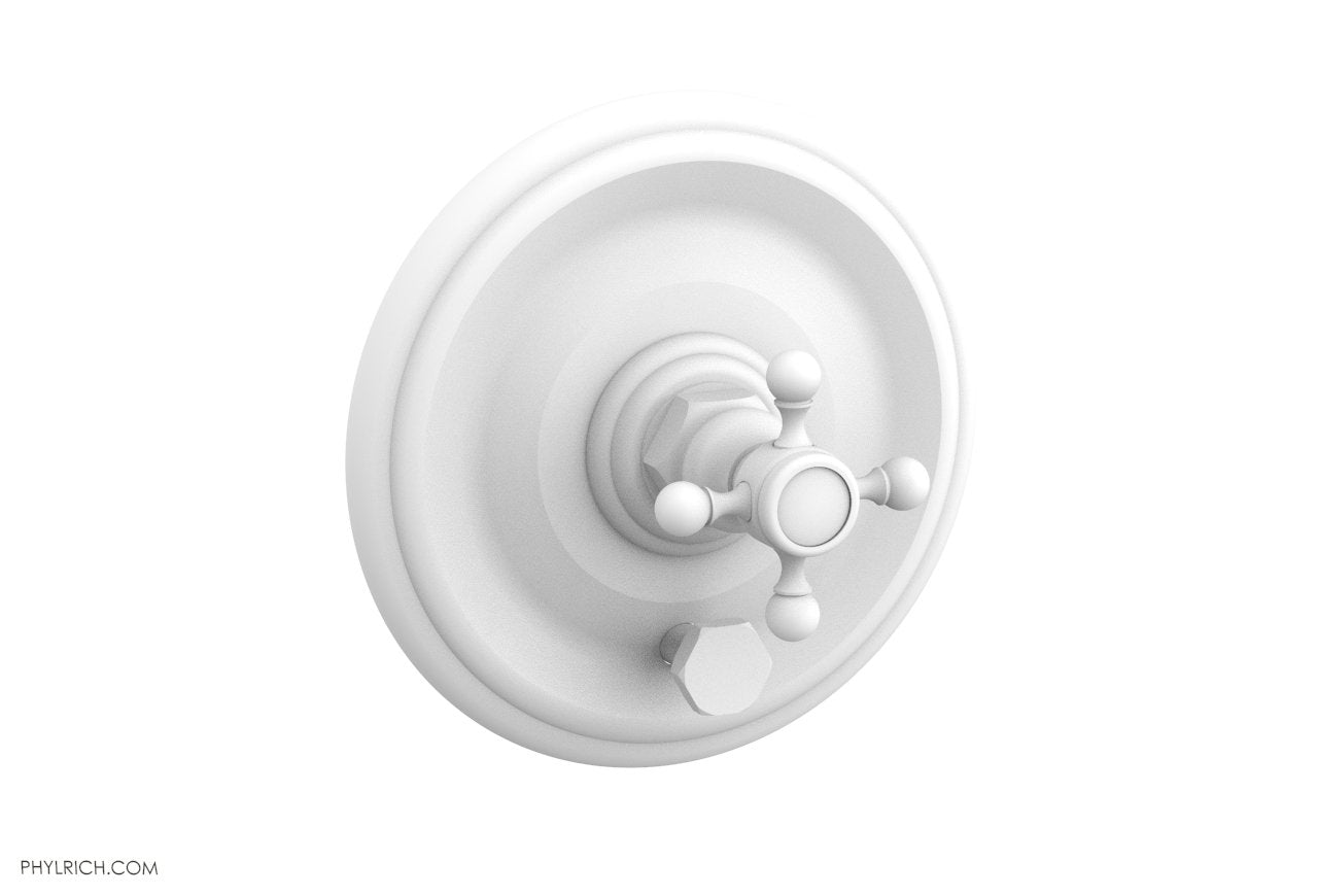 HEX TRADITIONAL Pressure Balance Shower Valve Trim Set with Diverter and Handle - 4-Inch Rough-In - Perfect for Bathroom Renovation and Modern Home Upgrades