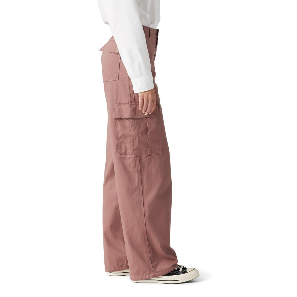 Levi's Women's '94 Baggy Cargo Jeans - High Waist Distressed Denim Pants for Casual Streetwear & Outdoor Adventures