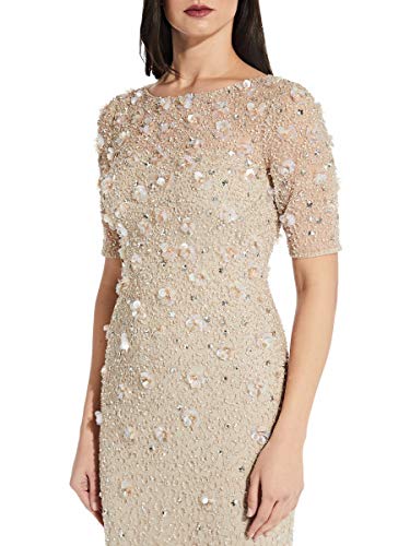 Adrianna Papell Women's Elegant Beaded Cocktail Dress for Party, Wedding & Evening Events | Formal & Semi-Formal Occasions