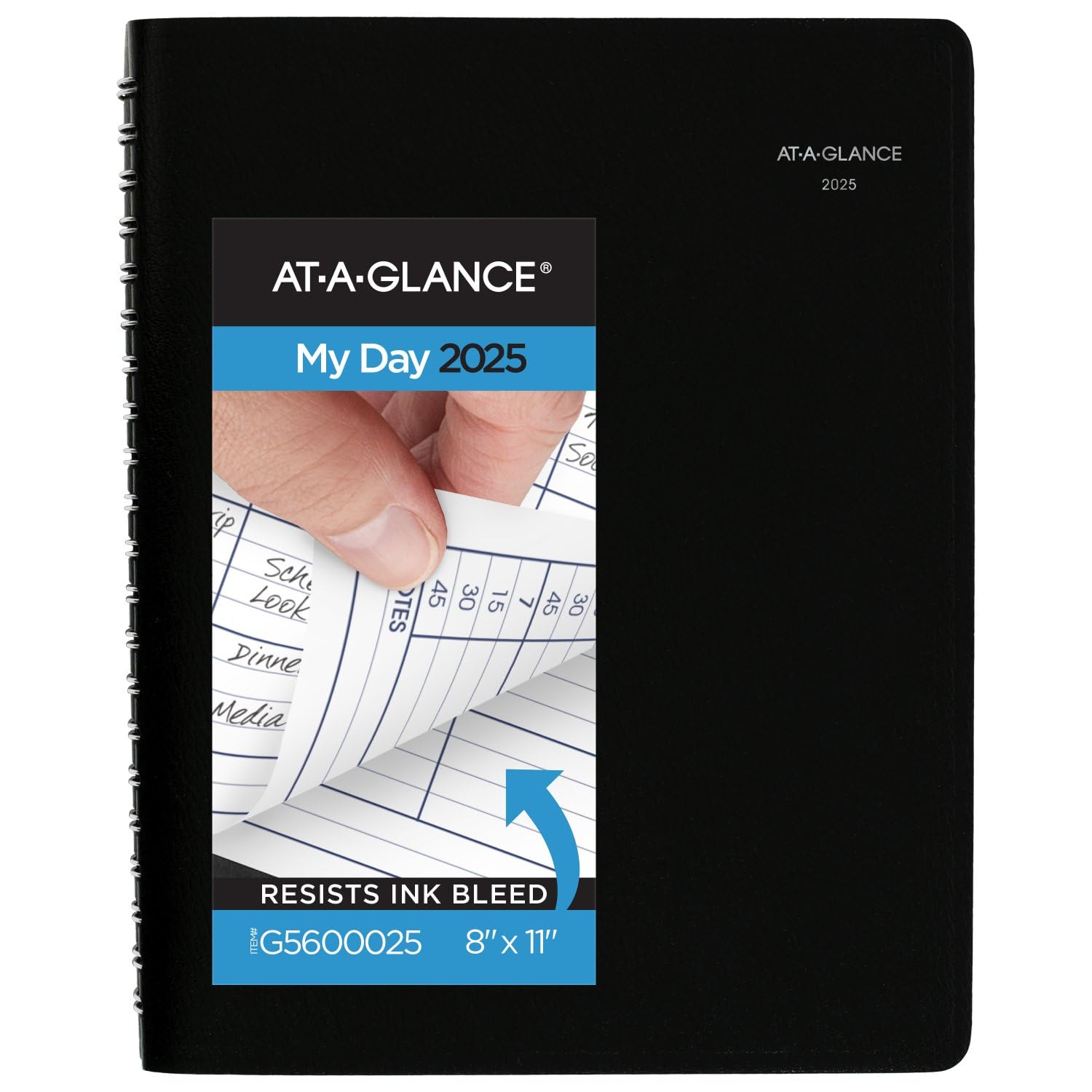 AT-A-GLANCE 2025 Daily Appointment Book Planner - 8
