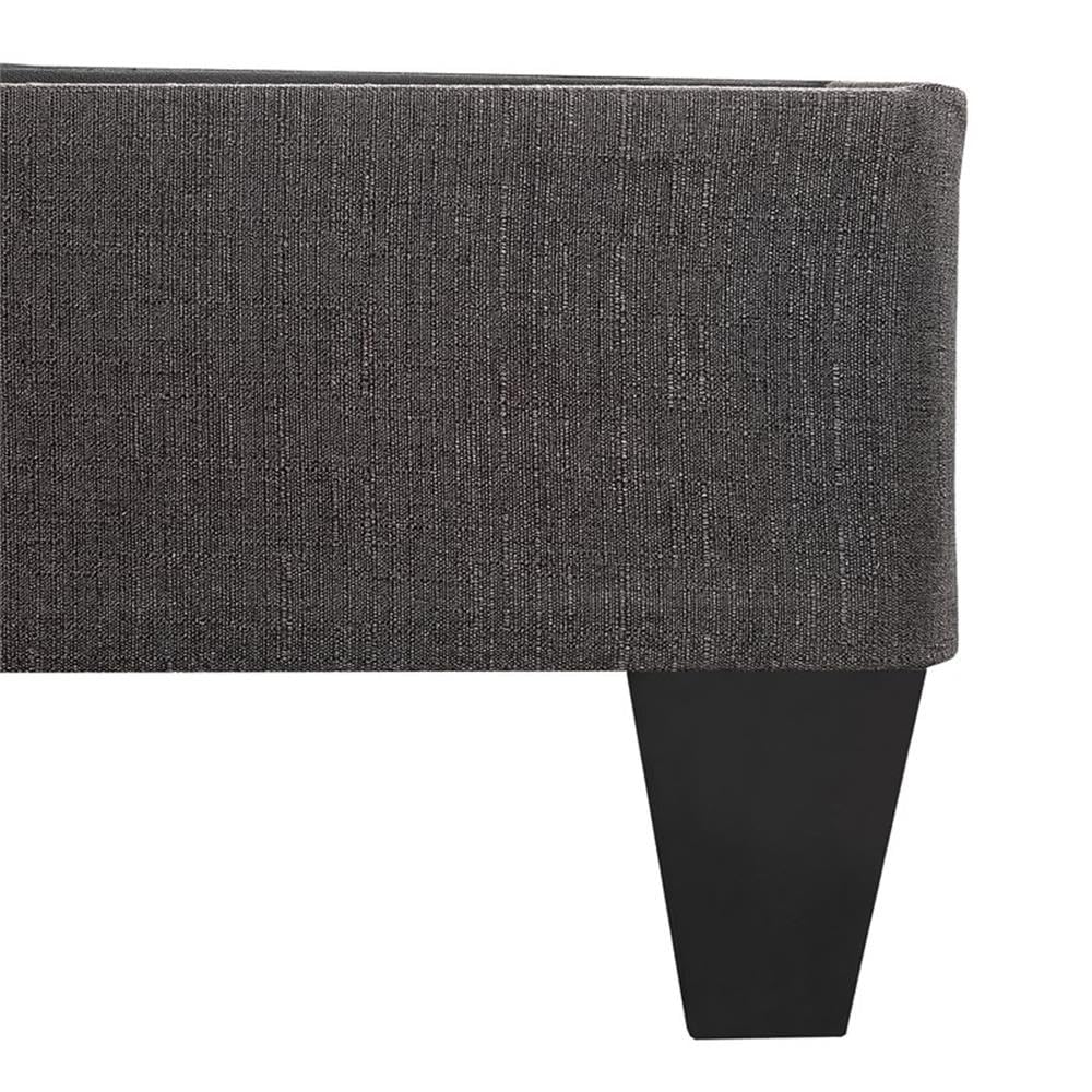 Primo International Speedy Bed Frame with Sturdy Base - Grey - Perfect for Modern Bedrooms, Guest Rooms & Dormitories
