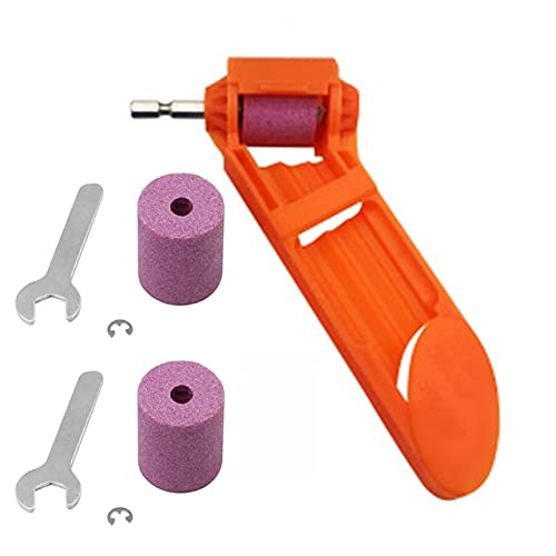 Diamond Drill Bit Sharpener - T30 Portable Drill Bit Sharpening Tool for High Hardness Bits | Handheld Grinder for DIY & Professional Use | Orange Color