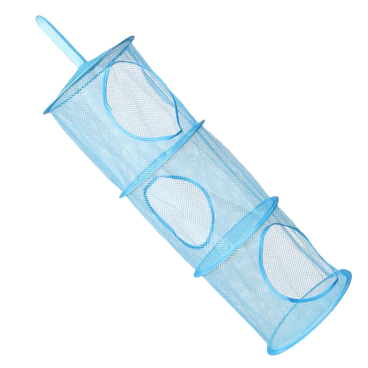 Alipis 3-Tier Collapsible Mesh Laundry Basket - Foldable Hanging Hamper Organizer with Breathable Mesh Bags for Clothes, Towels & Toys - Space Saving Storage Solution for Bedroom, Bathroom & Dorm Room