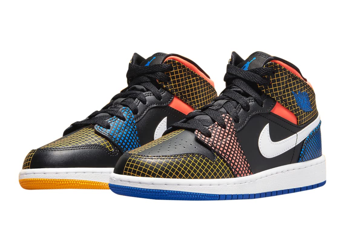 Air Jordan 1 Mid MMD Sneakers for Kids - Stylish Basketball Shoes for Boys & Girls - Perfect for School, Sports & Casual Wear
