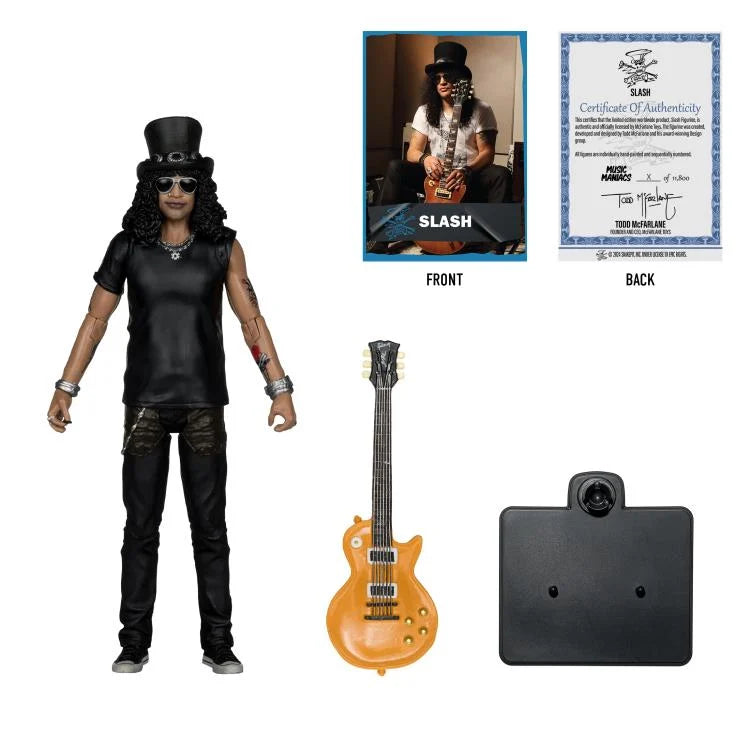 Slash Music Maniacs Limited Edition Collectible Action Figure - Perfect for Display, Gifts & Music Lovers Collection