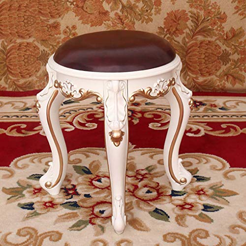 White Leg Brown Leather