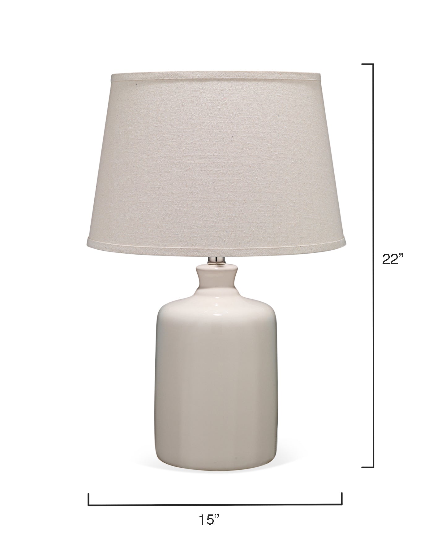 Winter White Milk Jug Table Lamp - Farmhouse Decor for Bedroom, Living Room & Office - Perfect for Cozy Nights & Relaxing Ambiance