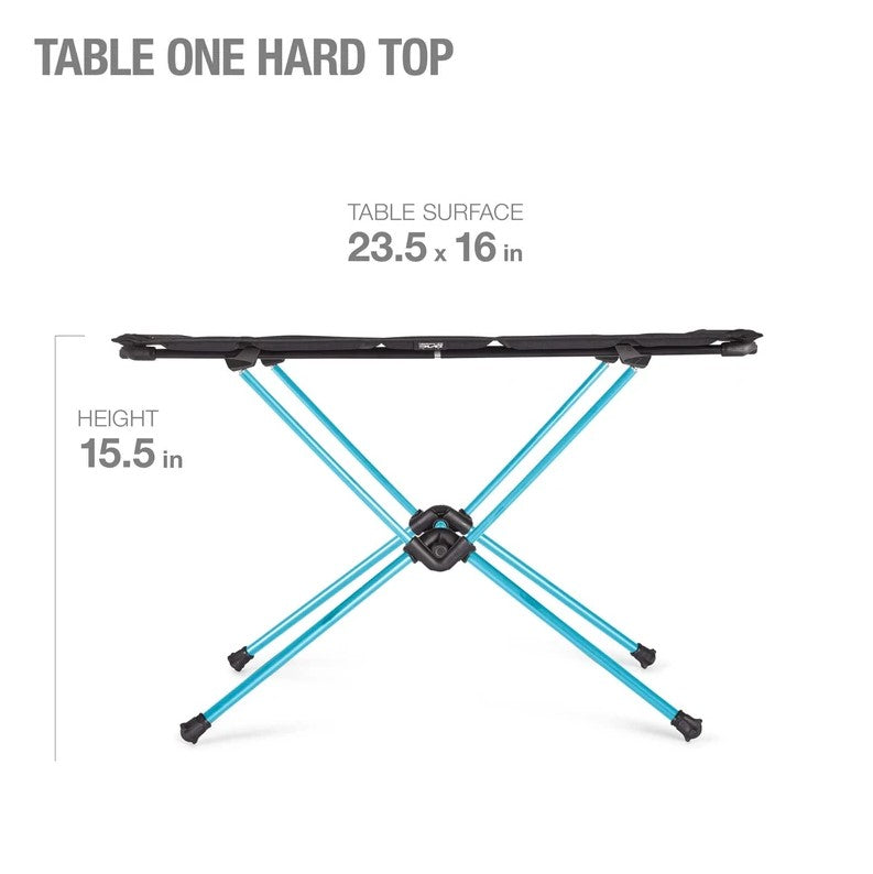 Helinox Table One Hardtop - Lightweight Portable Camping Table for Outdoor Picnics, Hiking & Backpacking | Compact & Durable Aluminum Frame | Perfect for Camping, Beach, Tailgating & RV Trips