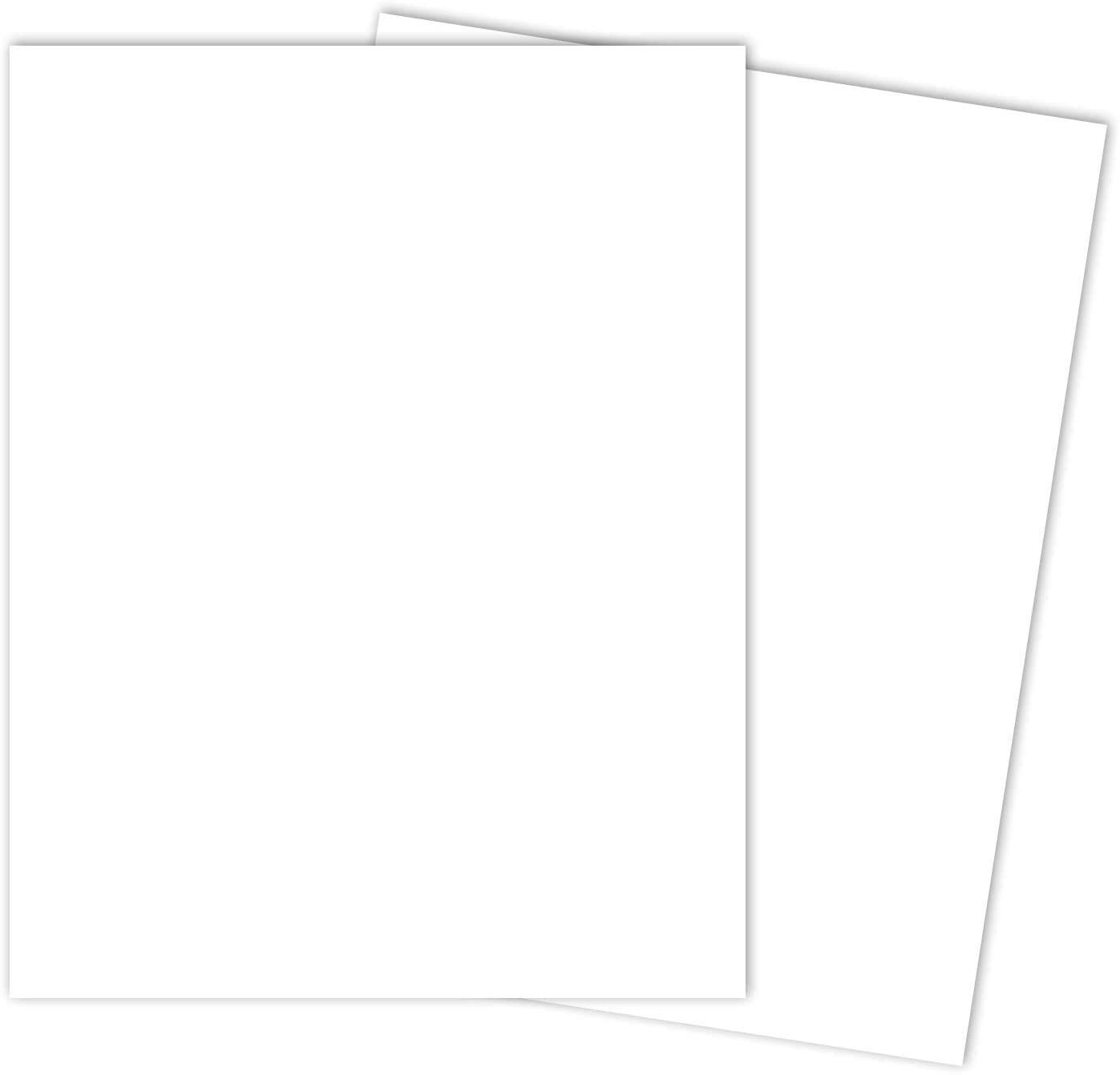Premium White Card Stock Paper | 8.5 x 11 Inch Heavyweight 100lb Cover (275 GSM) | 50 Sheets per Pack | Smooth Finish for DIY Crafts, Invitations, Scrapbooking & Professional Printing