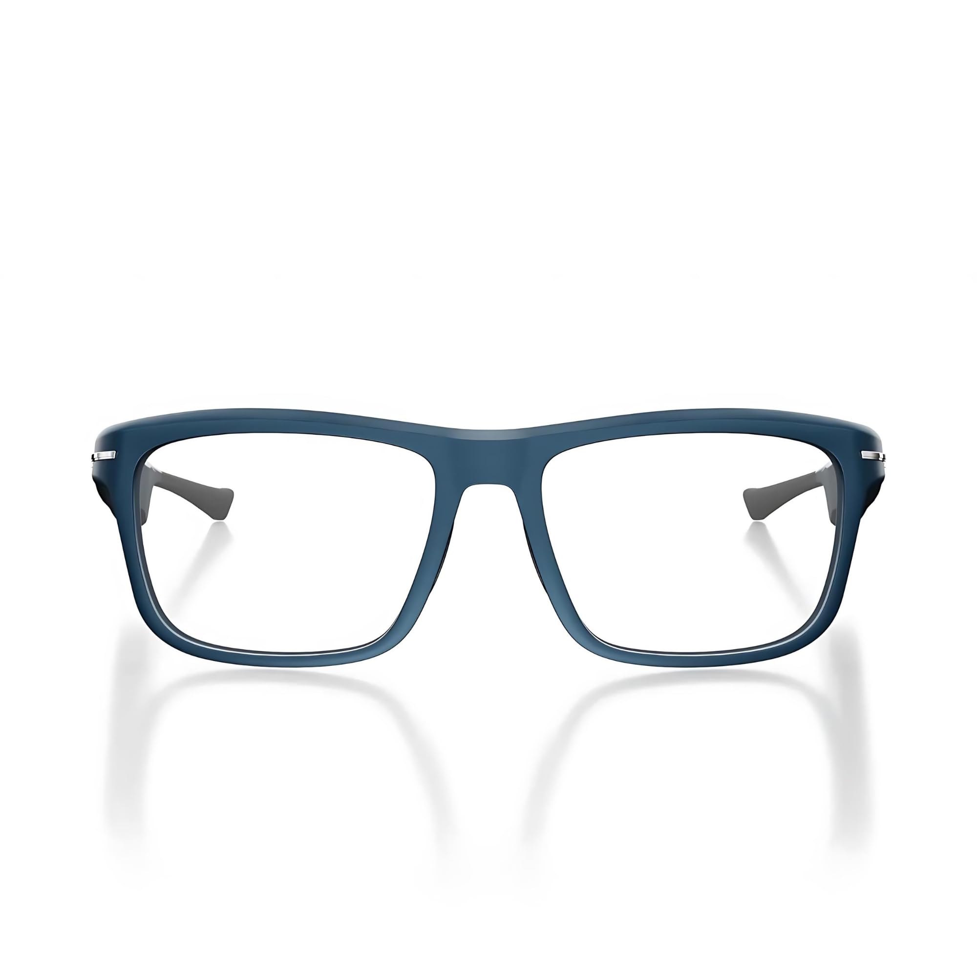 SOLOS Smart Glasses AirGo™ 3 Argon X - Metallic Blue | AI-Powered by ChatGPT | Wireless Bluetooth Glasses with Stereo Speakers | Blue Light Blocking | USB-C Charging | iOS & Android Compatible | Perfect for Work Calls, Fitness & Outdoor Activities