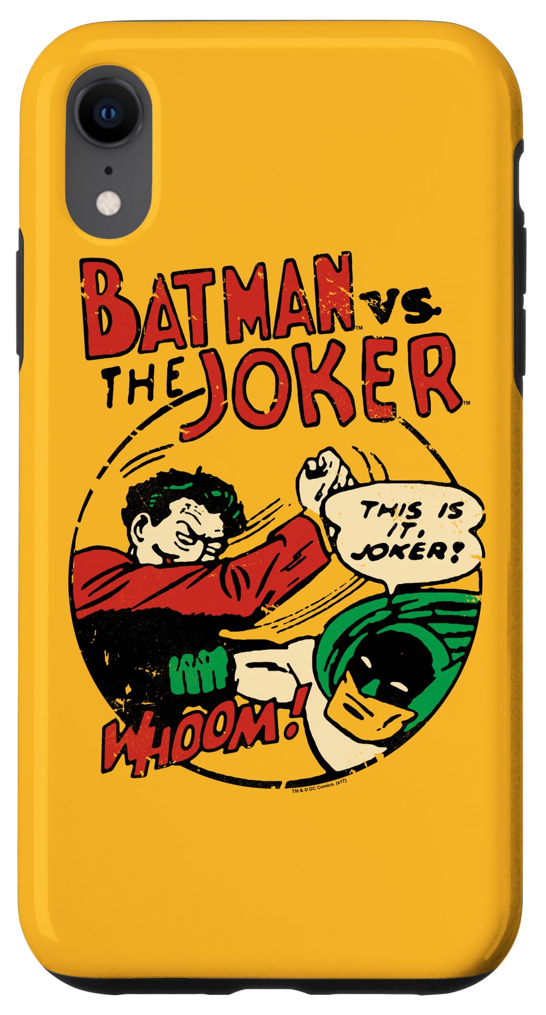 iPhone XR Batman vs Joker Grudge Match Phone Case - Premium Protective Cover for iPhone XR - Perfect for Superhero Fans, Comic Book Lovers & Movie Enthusiasts