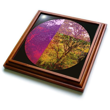 3D Rose Trivet with Ceramic Tiles - 8x8 Inch Heat Resistant Kitchen Hot Pad - Perfect for Serving Dishes, Protecting Tables from Hot Pots and Pans