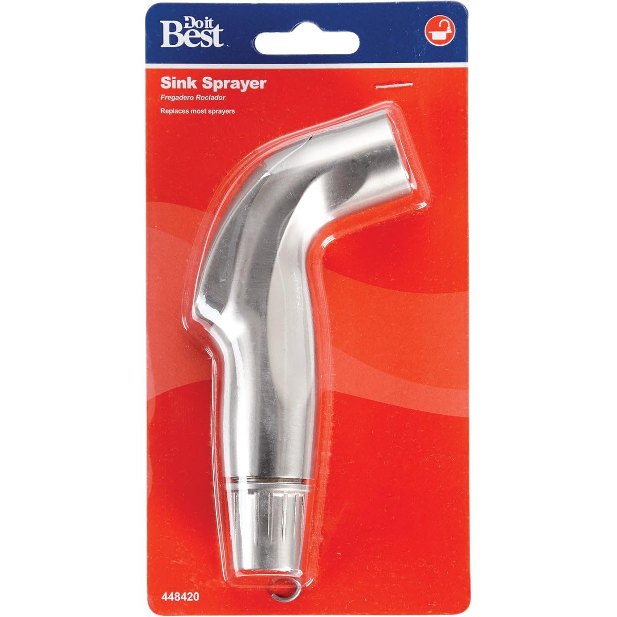 448420 Satin Nickel Replacement Spray Head - High-Quality Shower Faucet Replacement for Bathroom & Kitchen - Perfect for Home Renovation & DIY Projects