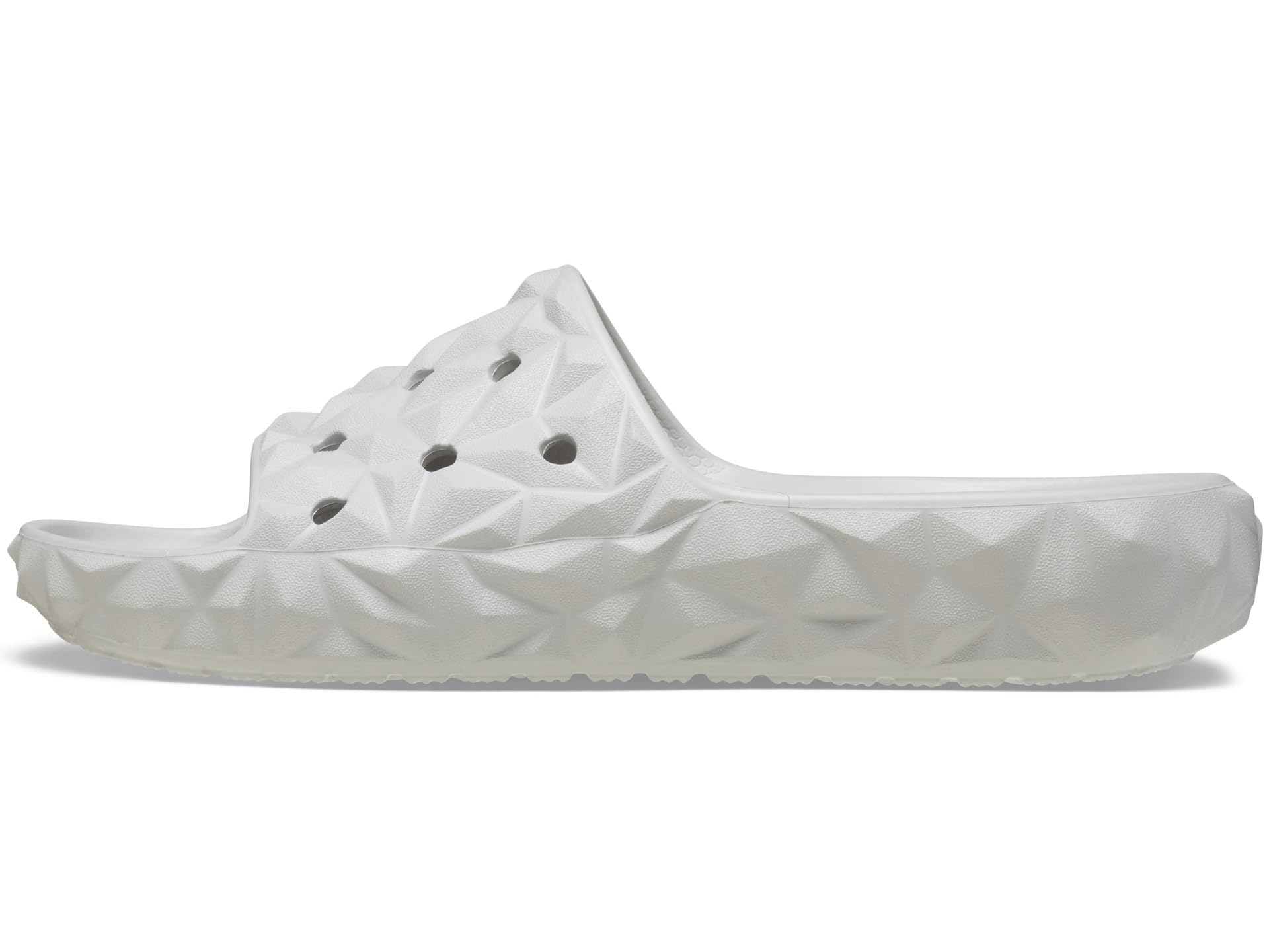 Crocs Unisex-Adult Classic Geometric Slide V2 Sandals - Comfortable & Lightweight Summer Shoes for Men & Women - Perfect for Beach, Pool, and Casual Wear