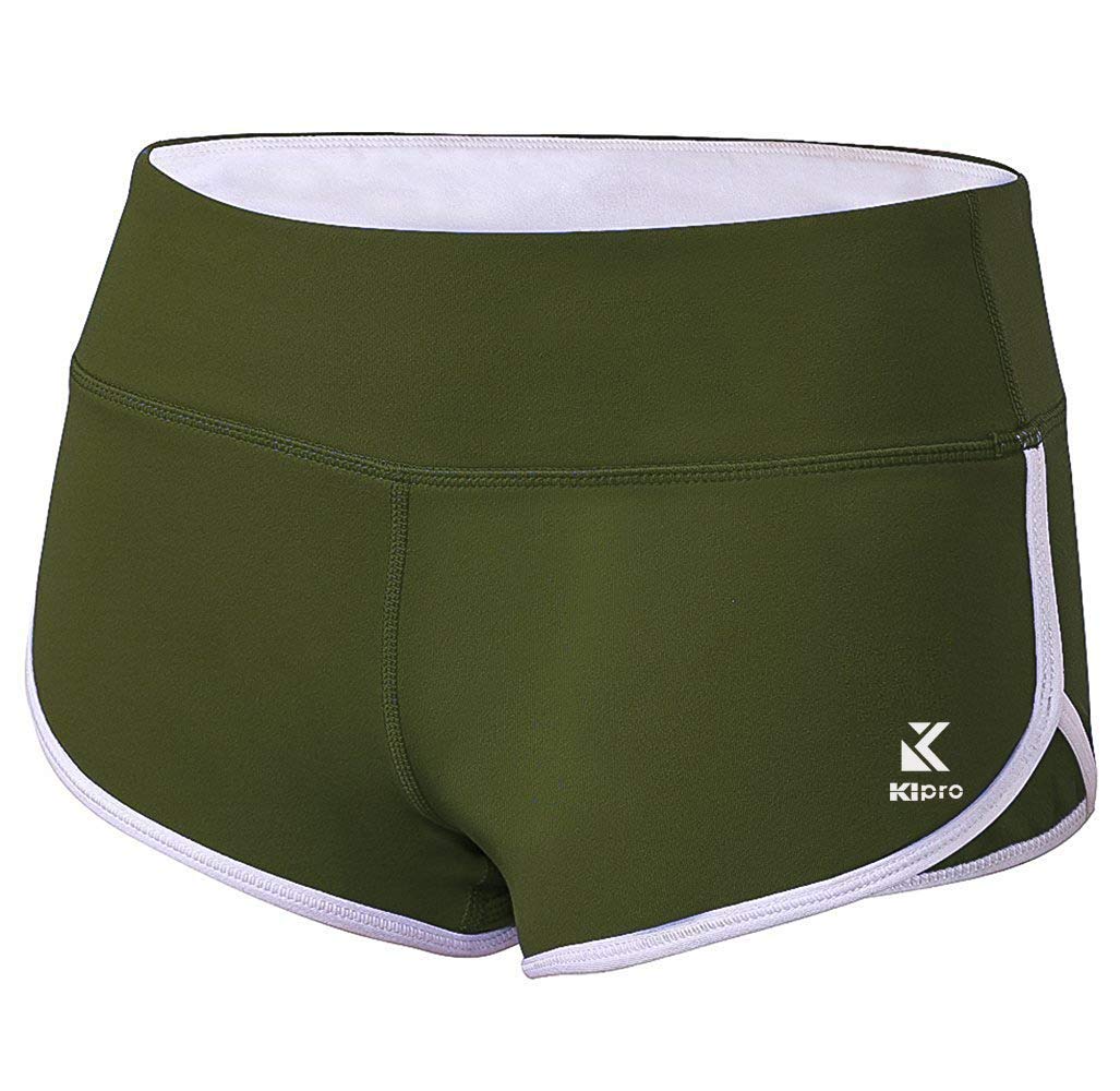 Women's High Waisted Workout Shorts - Yoga Running Gym Fitness Shorts for Women - Breathable & Stretchy Activewear for Training, Jogging & Lounge Wear
