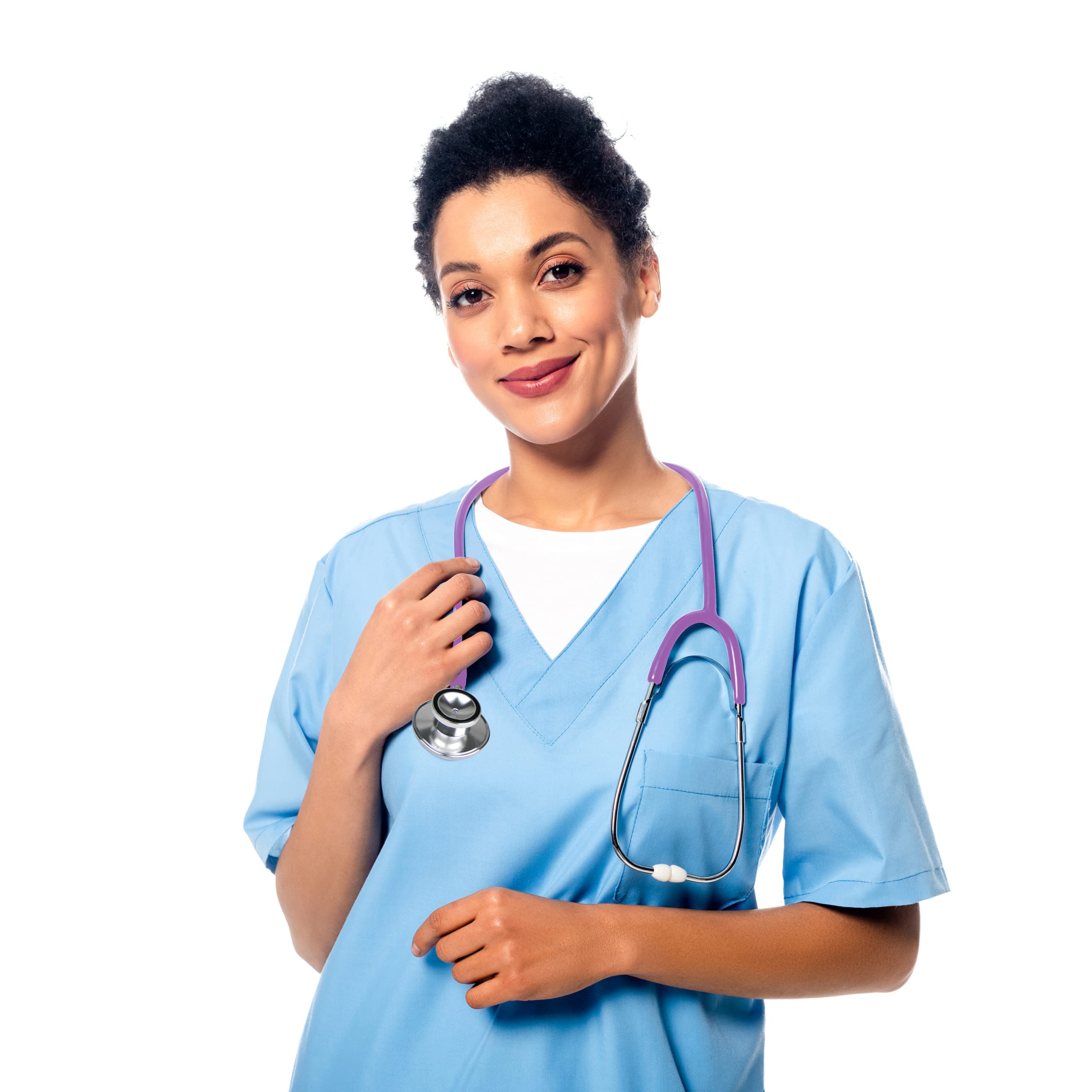 Ever Ready First Aid Dual Head Stethoscope - Professional Medical Stethoscope for Nurses, Doctors & Students - Lightweight & Durable - Lavender Color (Ideal for Clinics, Hospitals & Home Health Checks)