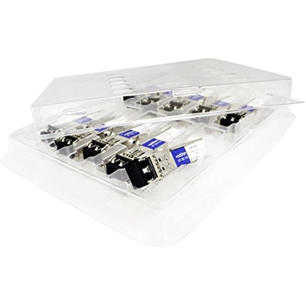 10-Pack Cisco Compatible GLC-SX-MM-AO SFP Transceiver Modules - 850nm 550M LC Multimode Fiber - Bulk Package for High-Speed Networking & Data Centers