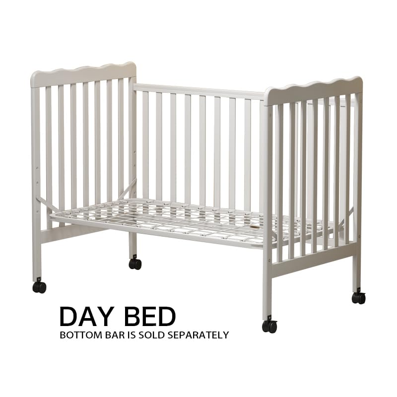 3-in-1 Convertible Baby Crib to Toddler Bed & Full Size Bed Frame - Safe Nursery Furniture for Boys & Girls - Perfect for Newborns, Infants & Growing Kids (Mattress Not Included) | Ideal for Nursery Rooms, Daycare Centers & Small Bedrooms