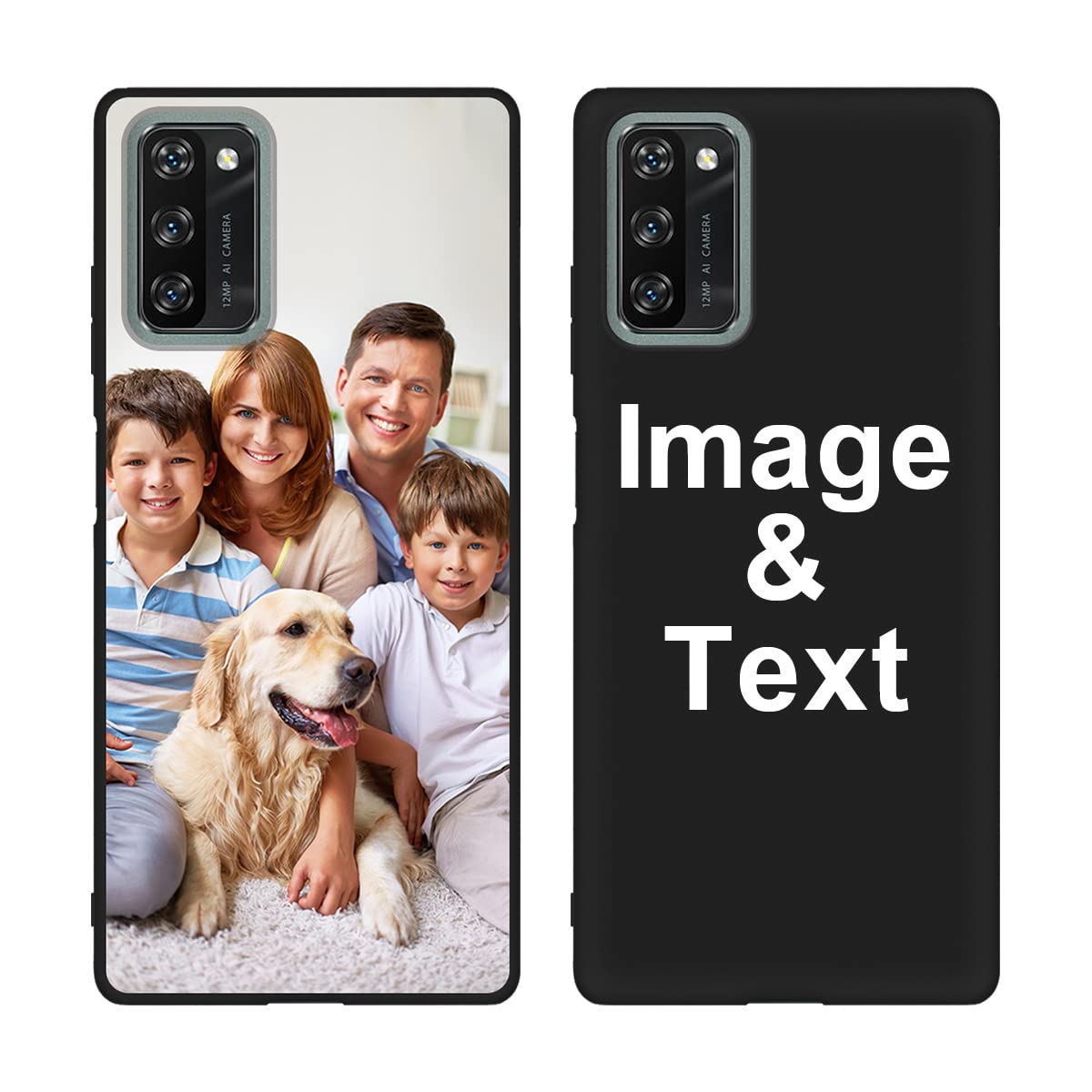 Custom Photo Phone Case for Blackview A100 - Personalized Picture Shockproof Silicone Cover with Soft Candy Design - Perfect Mother's Day & Birthday Gift - Protective Case for Everyday Use, Travel & Special Occasions