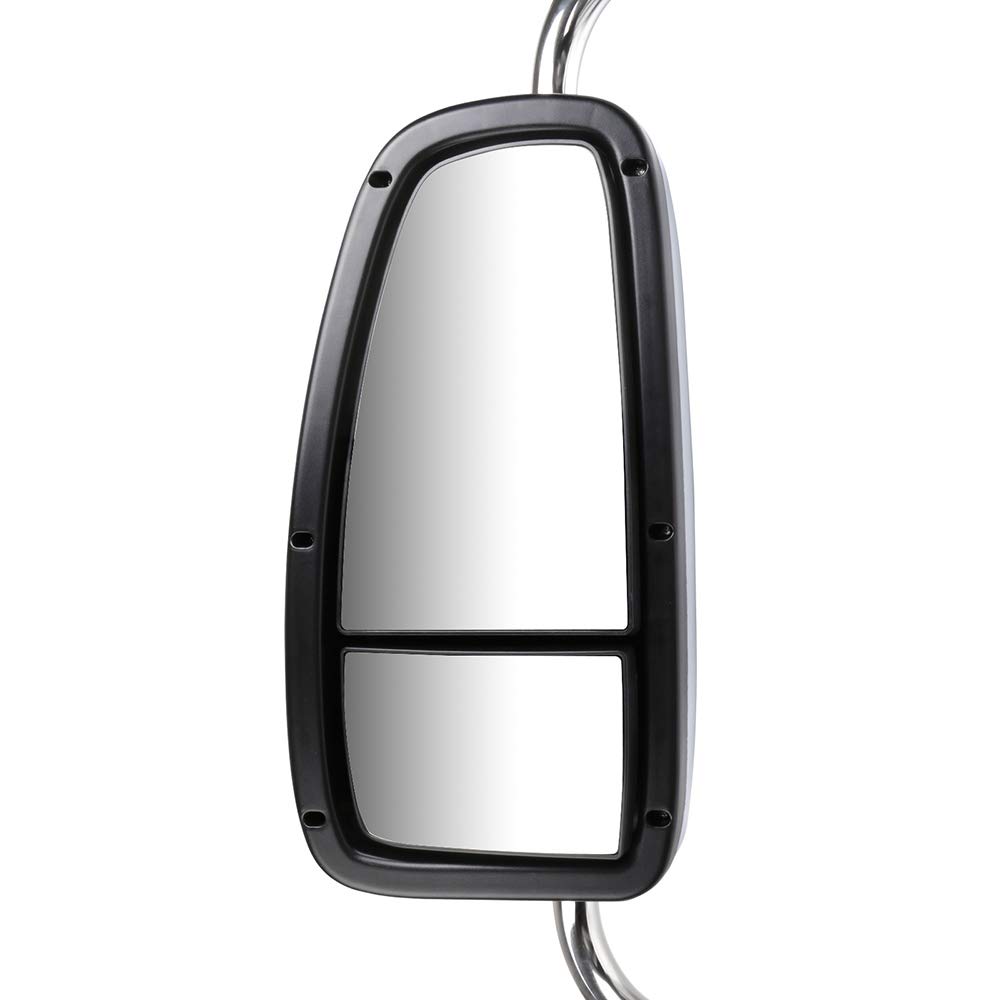 OCPTY Heated Chrome Truck Side Mirrors - Left Driver & Right Passenger Fit for International 9200 9400I 9900I (1997-2010) | Power-Heated for Enhanced Visibility in All Weather Conditions | Perfect for Long-Haul Trucking and Heavy-Duty Commercial Vehicles
