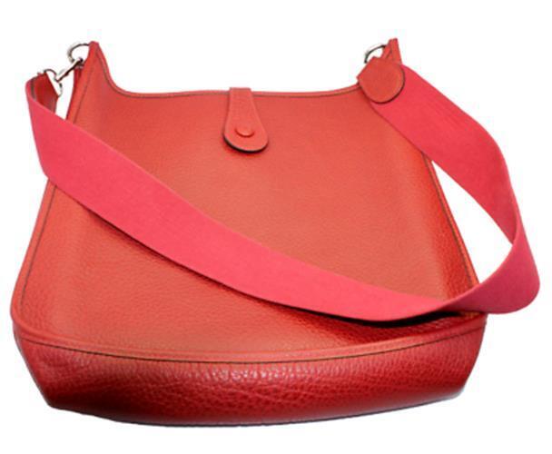 Authentic Hermes Evelyne GM Handbag in Brick Red Clemence Leather - Luxury Tote for Women, Perfect for Work, Travel & Everyday Use