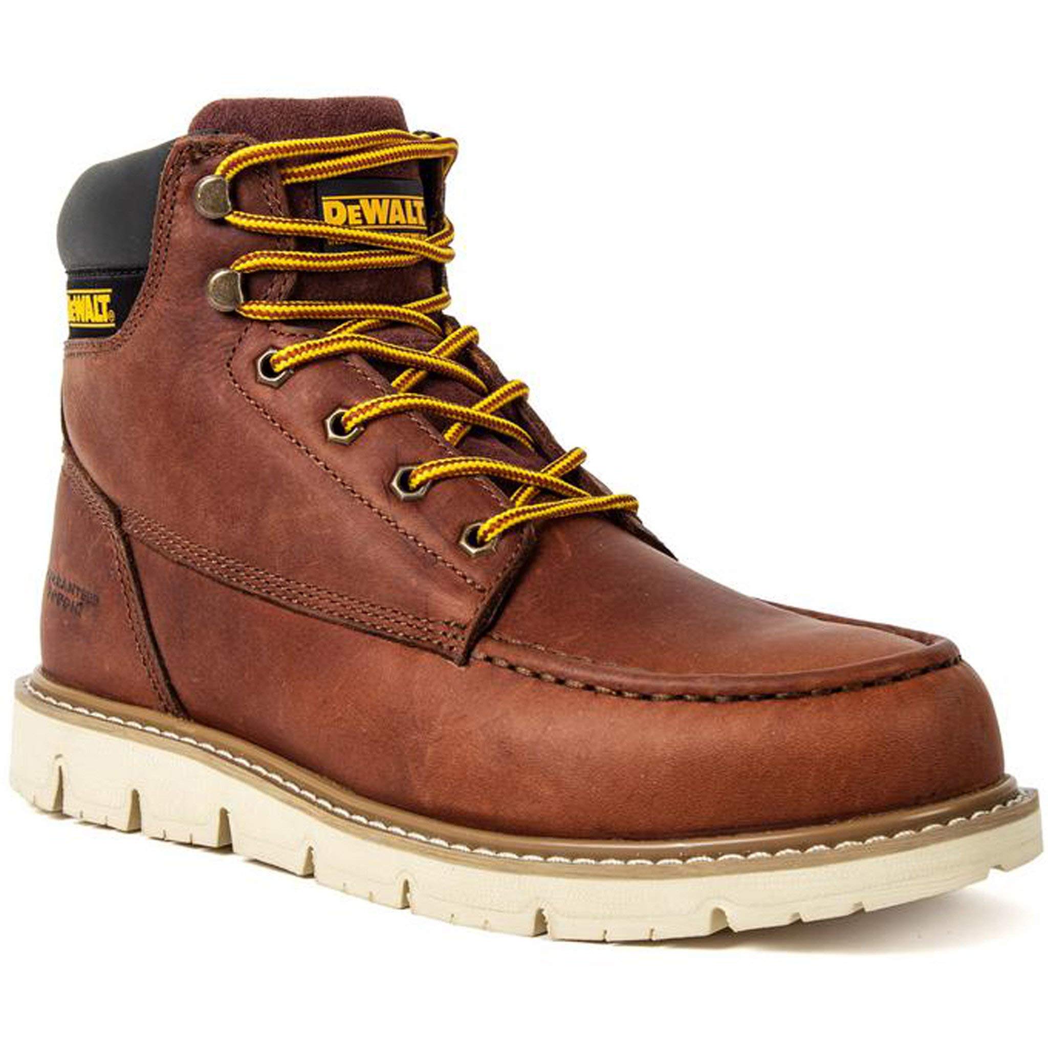 DEWALT Men's Flex Moc PT Work Boots - Steel Toe, Slip Resistant, Electrical Hazard Protection - Perfect for Construction, Warehouse & Industrial Work
